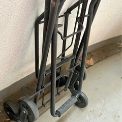 階段も上れるキャリーカート+IKEAのカートバッグの画像