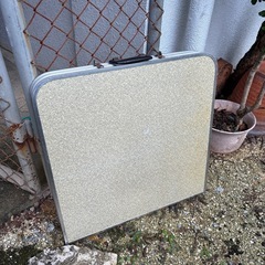 【終了】キャンプ用 折り畳み 組み立て簡単 机 キャンプ デスク テーブル 持ち運び用の画像