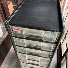 【取引決定済】多段引き出し収納ケース（レターケース）の画像