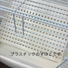 ラビット用ケージ　うさぎ飼育用ケージキャスター付きの画像