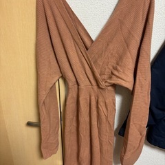 ニットワンピース🧶4,378円で購入の画像