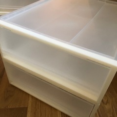 無印クローゼットケース小の画像