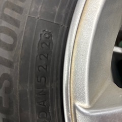 夏タイヤ155/65R13 アルミホイール　4本の画像