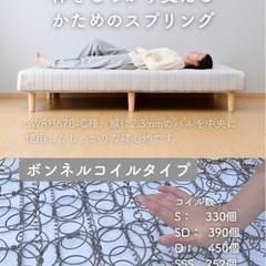 セミダブルベッドの画像