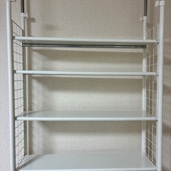 ２４日まで❗️棚の高さが変えられるスチールラックの画像