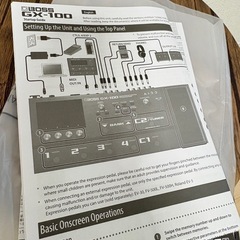 BOSS  GX-100 マルチエフェクターの画像