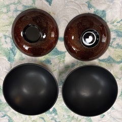 あげます⭐️ 2蓋付きのお椀2個セットの画像