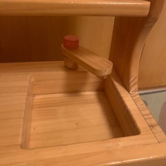 プチままごとキッチン　木製パイン材の画像