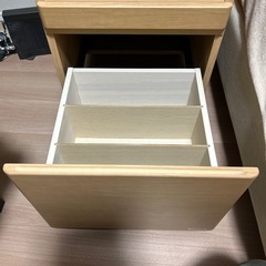 オカムラ学習机　袖机　　の画像