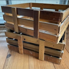 木製ボックス　2点セットの画像
