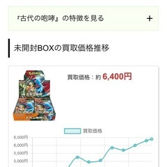 古代の咆哮未開封BOXの画像