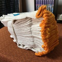 【未使用品】3本編 強力 軍手 10双組 DCM BRAND 作業手袋 衣料 環境安全用品 DIY 清掃 大掃除の画像