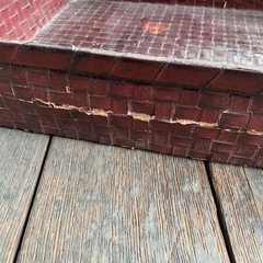 昔の古い行李の画像