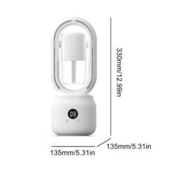 新品　加湿器　加湿もできる羽なし扇風機の画像