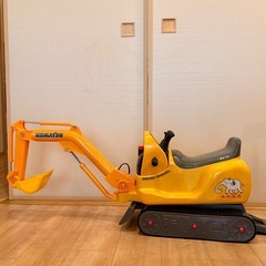 ショベルカー　乗り物　おもちゃの画像