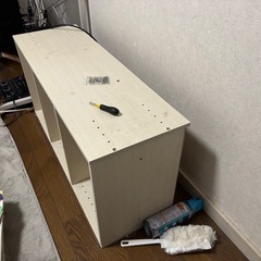 テレビ台解体板／DIY用／最大約100cm／久留米市／引き取り限定の画像