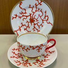 【愛品倶楽部柏】リモージュ　カップ＆ソーサー＆プレート　フランス　クリストバルの画像