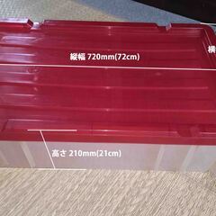 押し入れ用蓋付きコンテナの画像