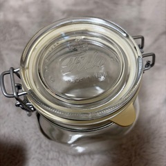 【12/25までに引取り可能な方限定】ガラス保存瓶・塩入れの画像