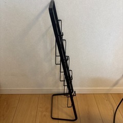 おしゃれ4段スチールラックの画像