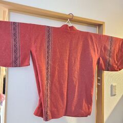 暖かそうな和の上着　冬の部屋着の画像