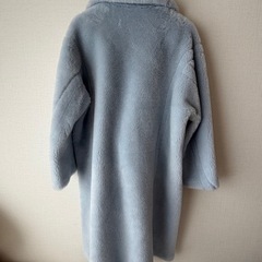 ウールロングファーコート　差し上げますの画像