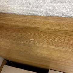 シングルベッド　収納付の画像