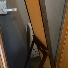 決まりました全身鏡ブラウンの画像