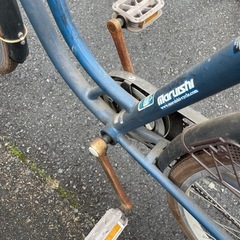 自転車　青の画像