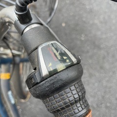 自転車　青の画像