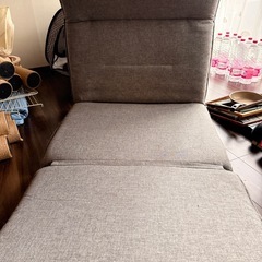 大きな座椅子ベッドにもなりますの画像