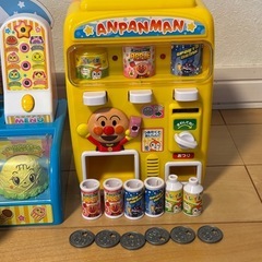 アンパンマン　レジ　アイス　自動販売機の画像