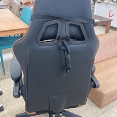 【ジモティー割引で最大15％OFF⭐️】GTPLAYER ゲーミングチェア　ブラウン　の画像
