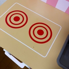 キッズ　キッチン　おままごと　ピンクの画像