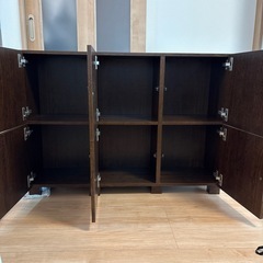 木製棚 扉付き
の画像