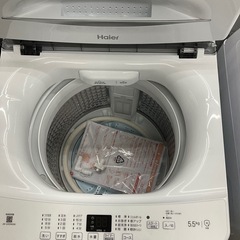Haier 全自動洗濯機 5.5kg JW-U55MK 2025年製の画像