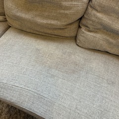 ソファ　3人掛け　オットマン付きの画像