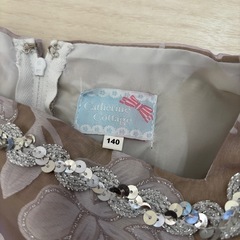 キャサリンコテージ　花柄刺繍ドレス　140cmの画像