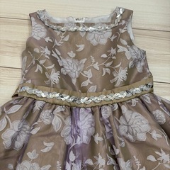 キャサリンコテージ　花柄刺繍ドレス　140cmの画像