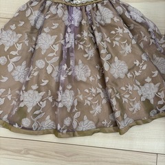 キャサリンコテージ　花柄刺繍ドレス　140cmの画像