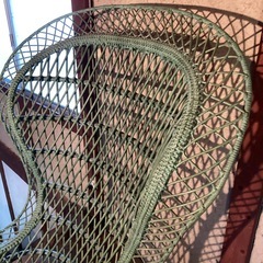 アンティークソファ　ラタンの画像