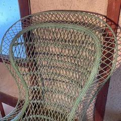 アンティークソファ　ラタンの画像