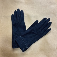 レディース　黒　手袋の画像