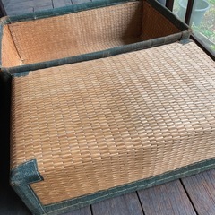 昔の古い行李の画像