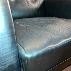 昭和レトロ　ソファー　張り替え品の画像