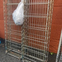 メタルラック①　ワイヤーラック　幅80高さ180奥行き30　の画像