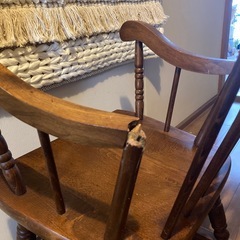 小さめでかわいいアンティークロッキングチェア の画像