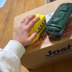 電車　小物いれ　陶器の画像