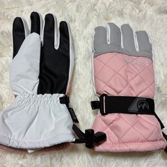OUTDOORMASTER 手袋 防寒 防水 スノボ グローブ 手袋 レディース スキー グローブ 女の子 スノーボード グローブ 撥水加工 スマホ対応 滑り止め 紛失防止 防風 厚手 通気性 スキー 手袋 　Sサイズの画像