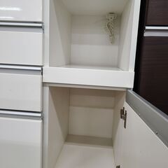 J1957　【リユースのサカイ柏店】　NITORI　ニトリ　キッチンボード　レジューム120　ホワイト　クリーニング済み　参考価格95,990円の画像